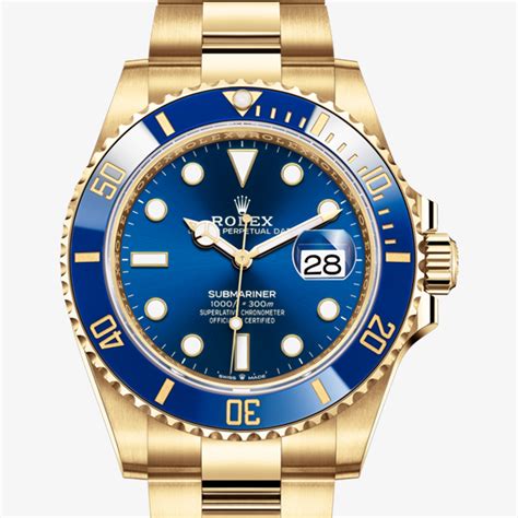 rolex submariner oro giallo|rolex perpetual submariner watch.